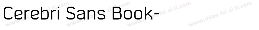 Cerebri Sans Book字体转换